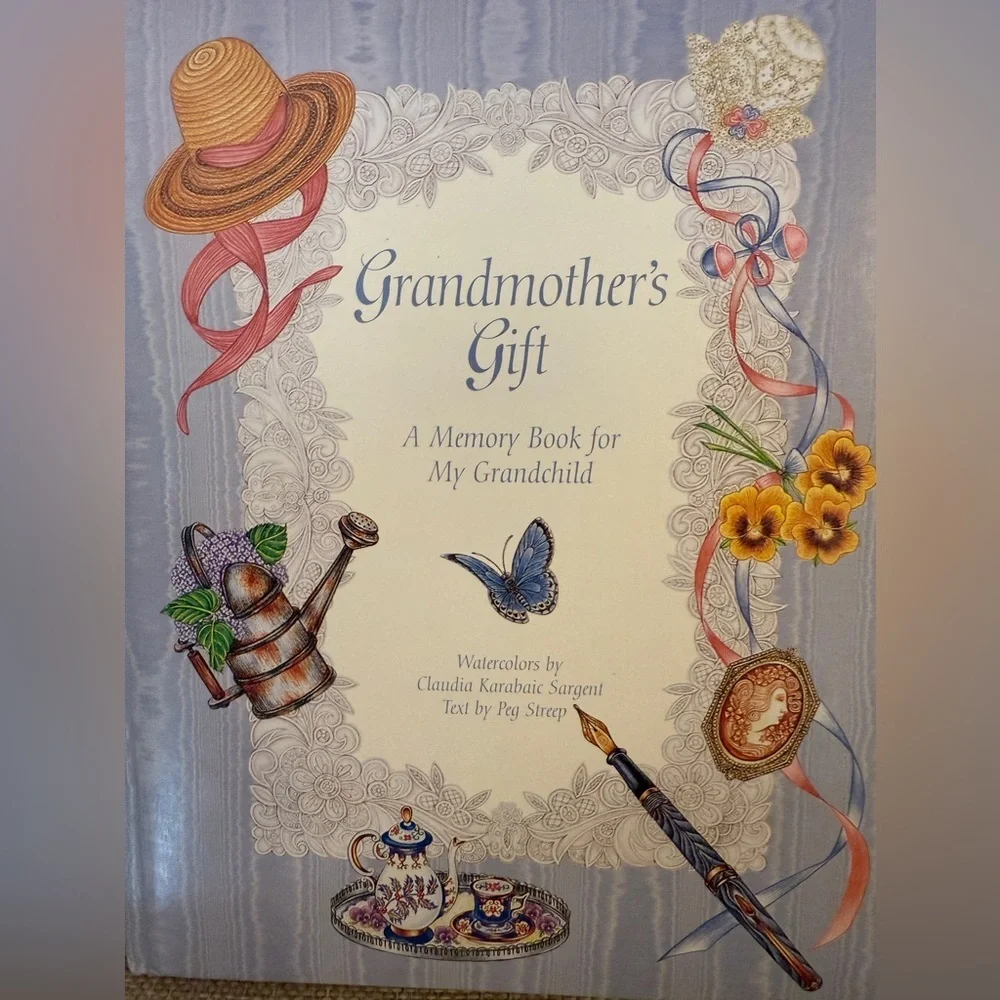 VTG Grandmother's Gift Memory Book New grandma wedding keepsake